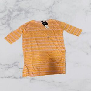 Merimekko Yellow and Pink Short Sleeve Shirt - New With Tags